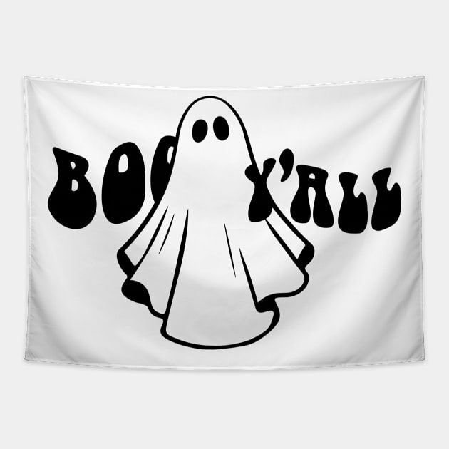 Boo Y'all  Halloween Tapestry by styleandlife