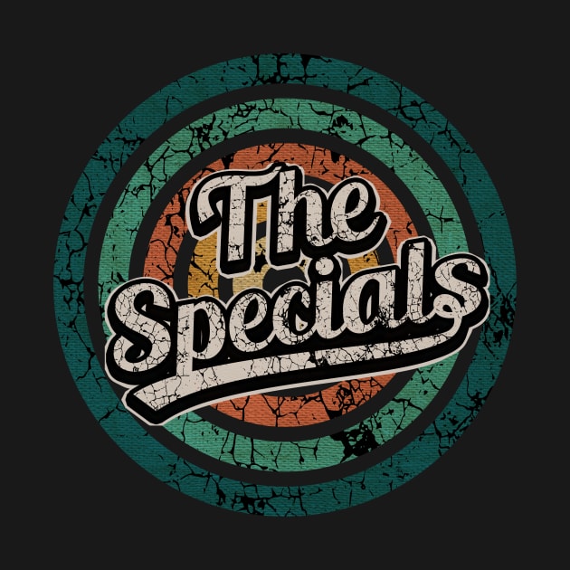 The Specials // Retro Circle Crack Vintage by People Mask