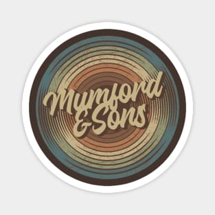 Mumford & Sons Vintage Vinyl Magnet