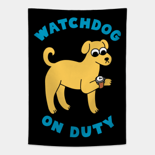 Watchdog On Duty Tapestry