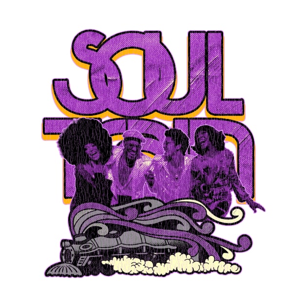 Soul Train Vintage Classic Purple by Bakul Jenang