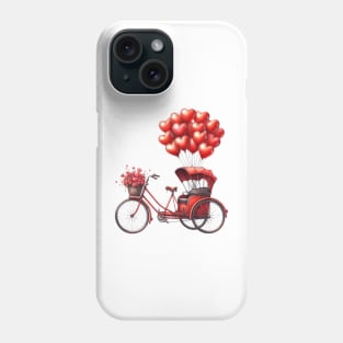 Valentine Bicycle Carriage Phone Case