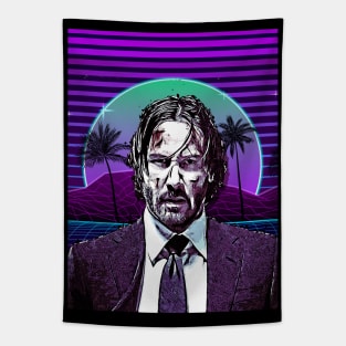 JW synthwave Tapestry