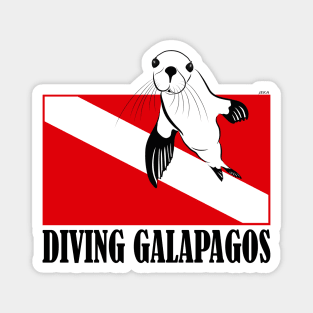 Diving Galapagos Magnet