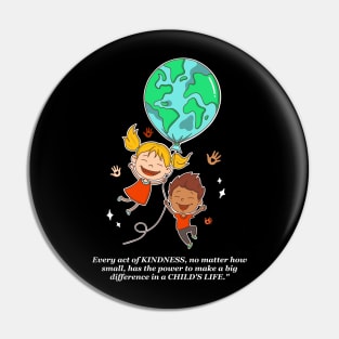 ThanksGiving - Kindness - Help the little angel - Children Pin