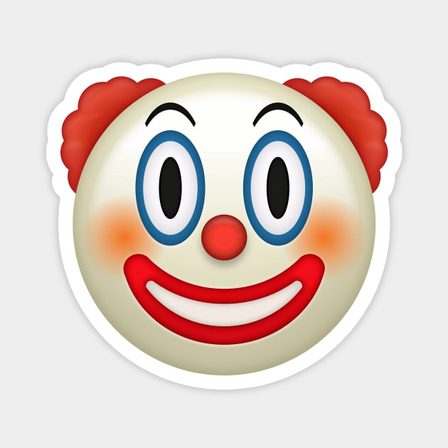 Clown Emoji Magnet by Legends Only Podcast