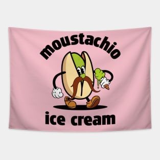 moustachio - pistachio moustache ice cream Tapestry