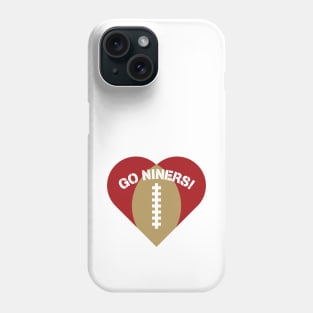 Heart Shaped San Francisco 49ers Phone Case