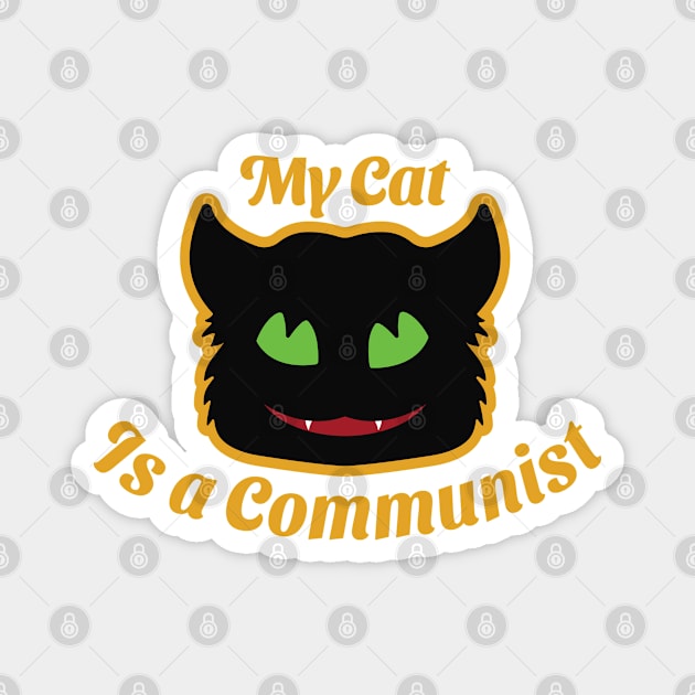 My Cat Is A Communist Magnet by LotusBlue77