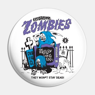 Electronic Zombie Pin