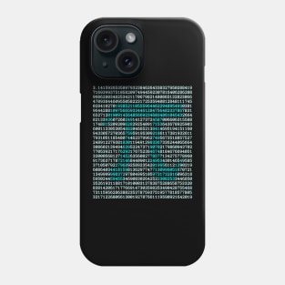 Math Pi Symbol and Digits - Irrational number for Pi Day Phone Case