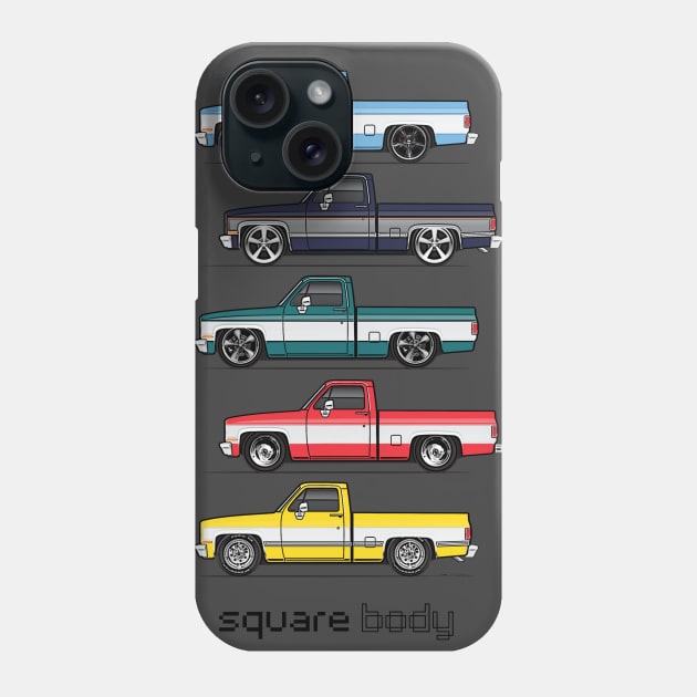 Square Bodies Phone Case by JRCustoms44