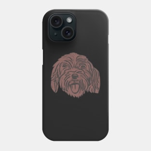 Cockapoo,Crazy, Chocolate Cockerpoo Phone Case