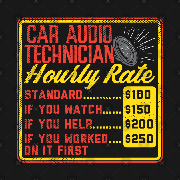 Car Audio Technician Hourly Rate by maxdax