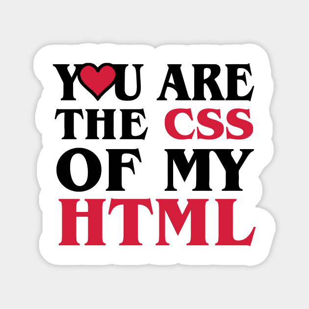 You are the css of My Html Web Designer Tea Magnet by Quentin1984