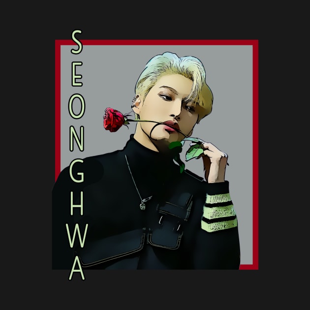 Seonghwa Ateez by GalleryArtField