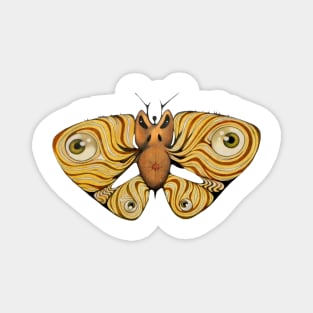 Angry moth Magnet