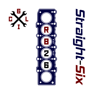 RB26 Straight Six Engine T-Shirt