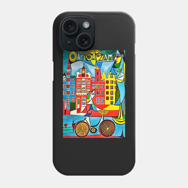 Amsterdam, globetrotters Phone Case by Zamart20