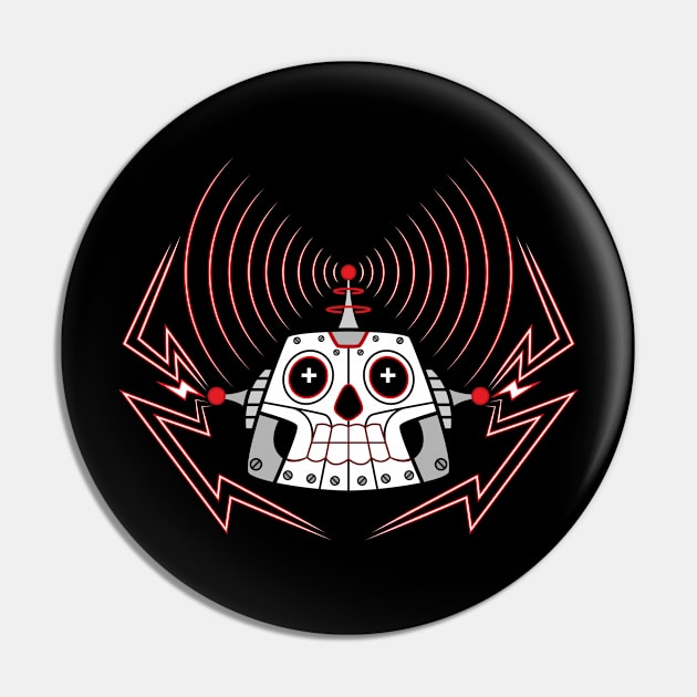 Skullbot Pin by VicNeko