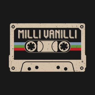 Personalized Milli Name Birthday Vintage Cassette Tape T-Shirt