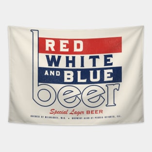 Red White & Blue Lager Defunct Lager Beer Tapestry