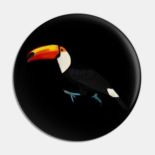 Toucan Bird Watching Birding Ornithologist Gift Pin