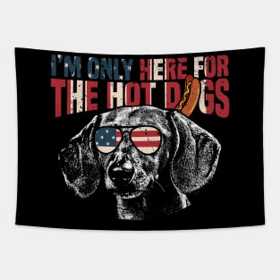 Dachshund Shirt Funny 4th of July Tapestry