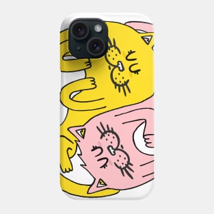 Yin & Yang cats Phone Case