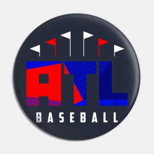 ATL Baseball Ballpark Pin