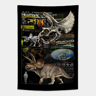 Triceratops profile Tapestry