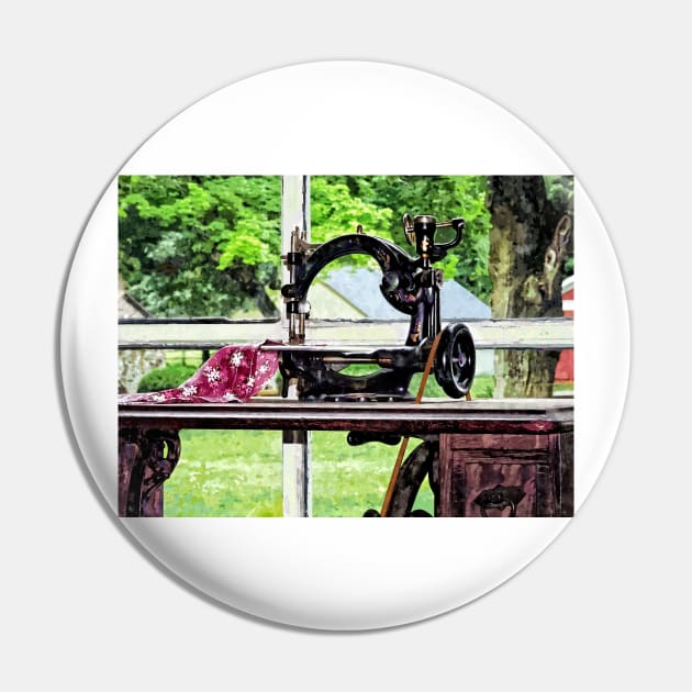 Sewing Machine in Window Pin by SusanSavad