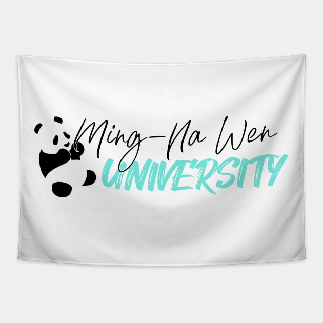 MNU Logo Tapestry by Ming-Na Wen University