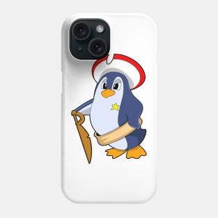 Penguin as Pirate with Hat Phone Case