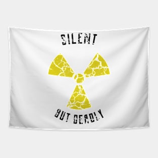 Nuclear Science Silent But Deadly Radiation Symbol Tapestry