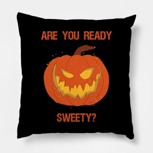 Scary Pumpkin Pillow