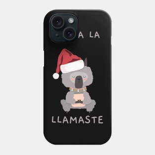 fa la la llamaste llama funny christmas llama design Phone Case