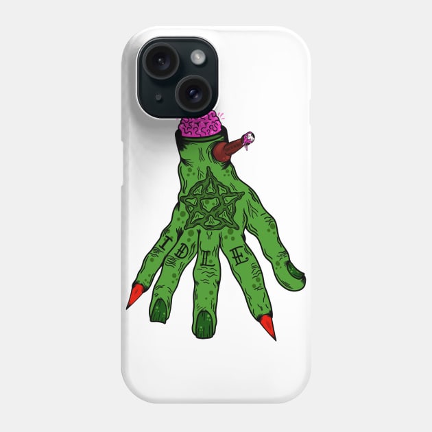 IDLE HAND Phone Case by Dirty Gobs