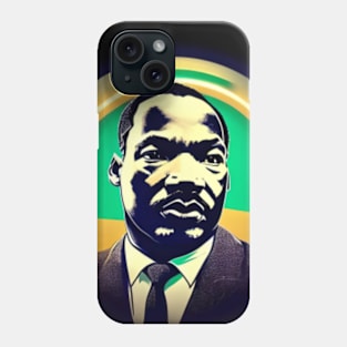 MLK Jr Colorful Portrait Phone Case