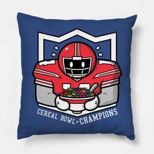 Cereal Bowl Champions Pillow