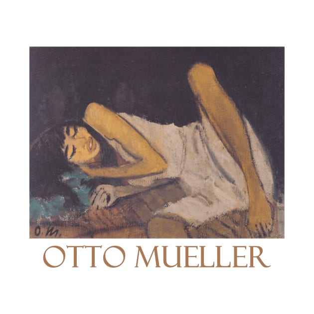 Liegende (1914) by Otto Mueller by Naves