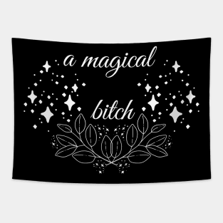 A magical bitch / WHITE / Tapestry