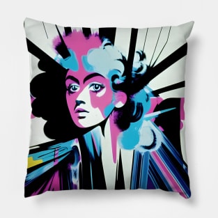 Pop The Art #2 - Bold Portrait Pillow