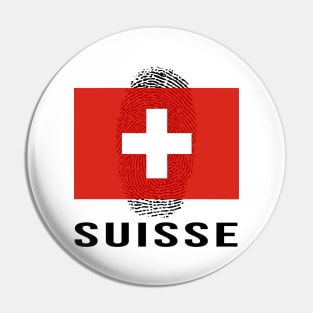 Switzerland Flag Soccer DNA Pin