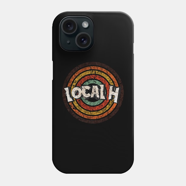 local H - deathmetal - vintage design on top Phone Case by agusantypo