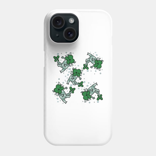 Korok Axolotl 3 (Pattern) Phone Case by HeartonSleeves