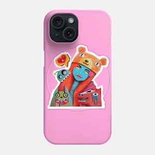 bear head zyrile Phone Case