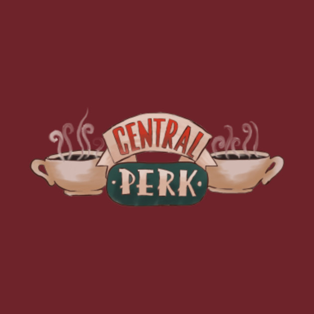 Friends Central Perk Logo - Friends Tv - T-Shirt | TeePublic