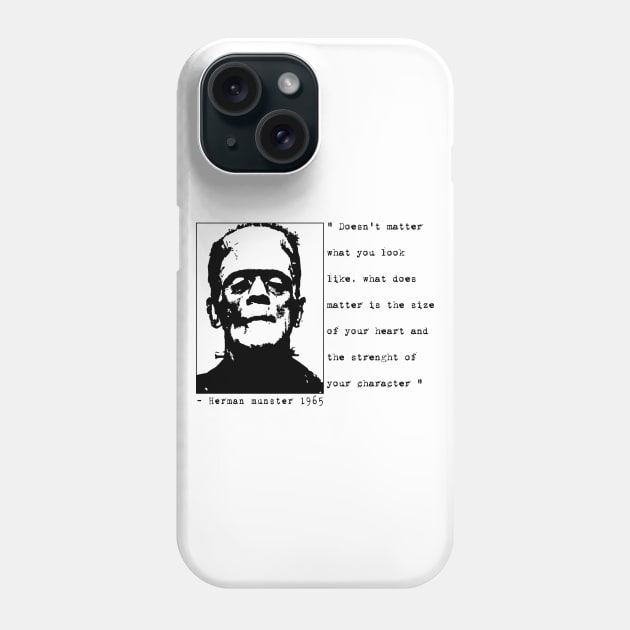 the munsters 1965 wisdom Phone Case by psninetynine