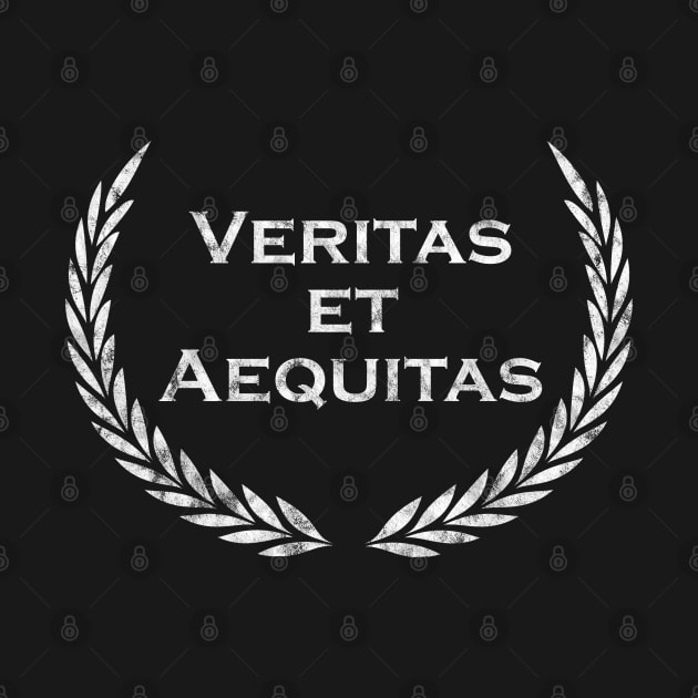 Veritas et Aequitas - Latin saying by Modern Medieval Design